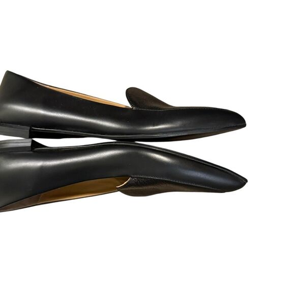 Everlane modern point flats Blk Leather 10.5 business casual dress shoes classy - Picture 6 of 8